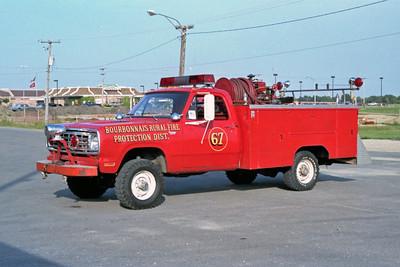 Brush 67. 1974 Dodge - Koenig 60 gpm pump, 200-gallon tank