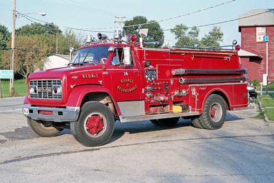 Engine 26. 1966 GMC - Central St. Louis, 750 GPM Pump, 1000-Gallon Tank